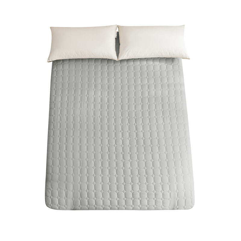 京东京造 床垫保护垫 3层标准A类抗菌床褥单人床垫保护垫 120×200cm 灰色 67.9