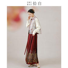SHIBAI 拾白 新中式马面裙 SU3202 419元（拍下立减）