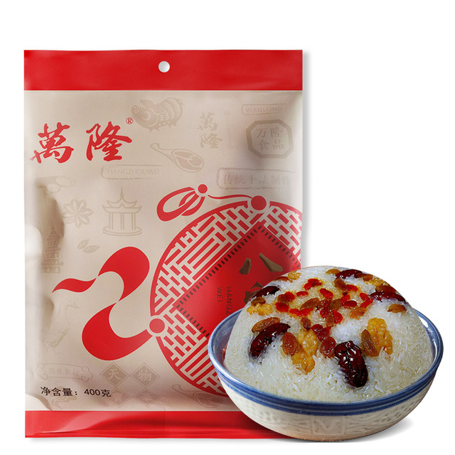 万隆 八宝糯米饭 400g*1袋 7.9元包邮（需用券）