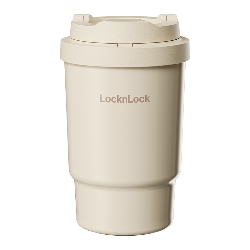 LOCK&LOCK 遇见元气保温杯水杯女生陶瓷内胆316不锈钢咖啡杯 79.8元（需用券）