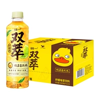 88VIP：统一 双萃鸭屎香风味柠檬味茶饮料500ml*15瓶 解腻茶饮整箱 33.72元（每