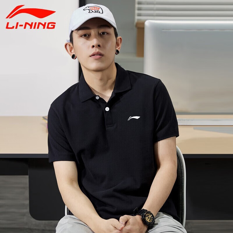 移动端、京东百亿补贴：LI-NING 李宁 男子运动POLO衫 Z1APLR027-258 61.09元包邮（