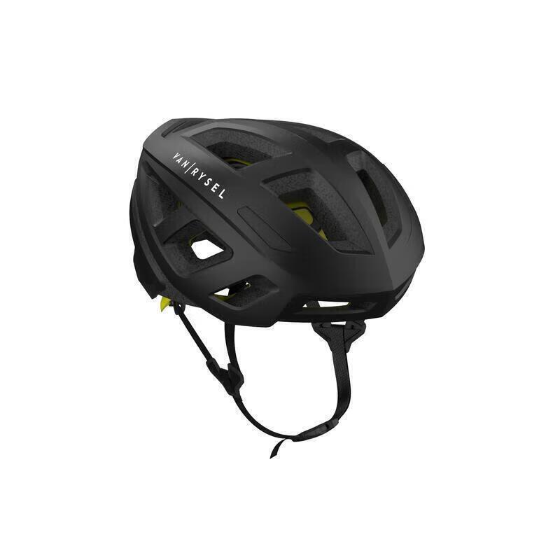 DECATHLON 迪卡侬 公路自行车500MIPS骑行头盔安全帽骑行装备护具OVBAP黑色L-440333