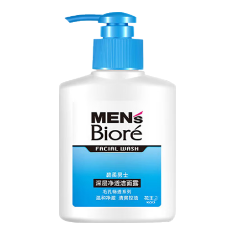 PLUS会员：Biore 碧柔 男士清爽洁面泡沫 150ml 16.02元/件包邮（需拍4件，共64.08