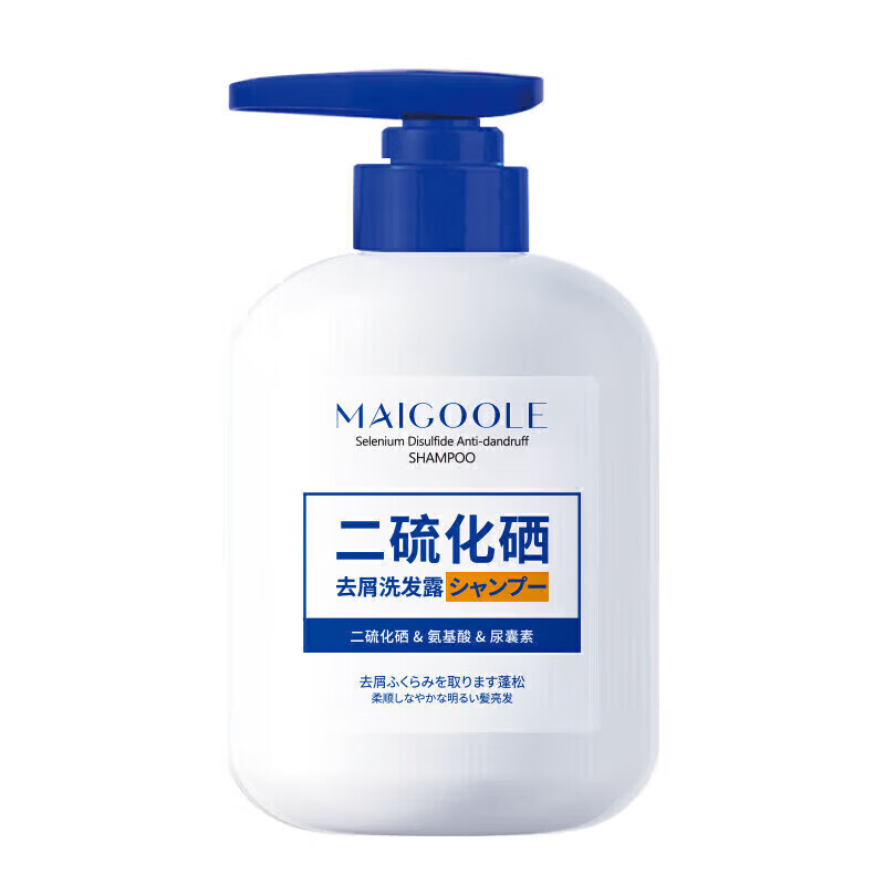 MAIGOOLE 玫黛琳 二硫化硒去屑洗发露清爽控油止痒柔顺蓬松深层清洁洗发水 30