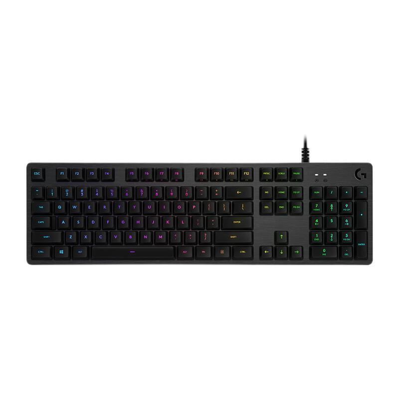logitech 罗技 G512 104键 有线机械键盘 黑色 罗技T轴 RGB 464元（需用券）