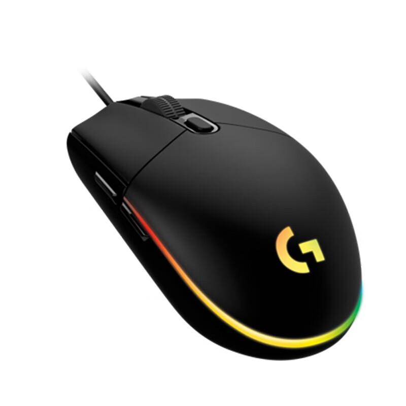 罗技 logitech G102二代紫色+黑色桌垫 69.15元