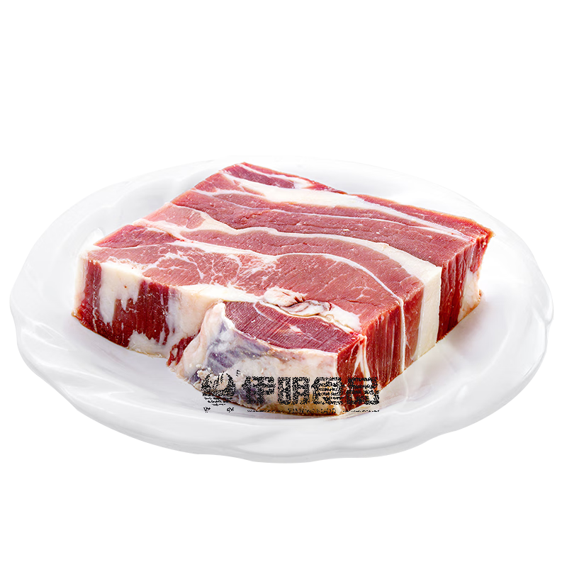 plus会员:伊明食品 巴西原切草饲牛腩肉1kg 炖煮食材生鲜牛肉进口 187.4元（合