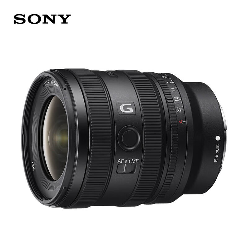 SONY 索尼 SEL1625G FE 16-25mm F2.8 标准变焦G镜头 索尼E卡口 8099元（需用券）