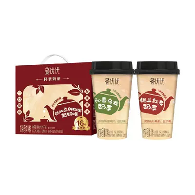 88VIP：XIANG PIAOA 香飘飘 曼优优好味连连礼盒 锡兰红茶+沁香乌龙茶 16杯 37.81