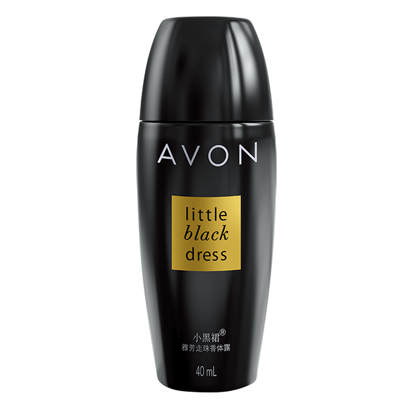 plus、概率券：雅芳 AVON 小黑裙爽身走珠香体露40ml 6.16元