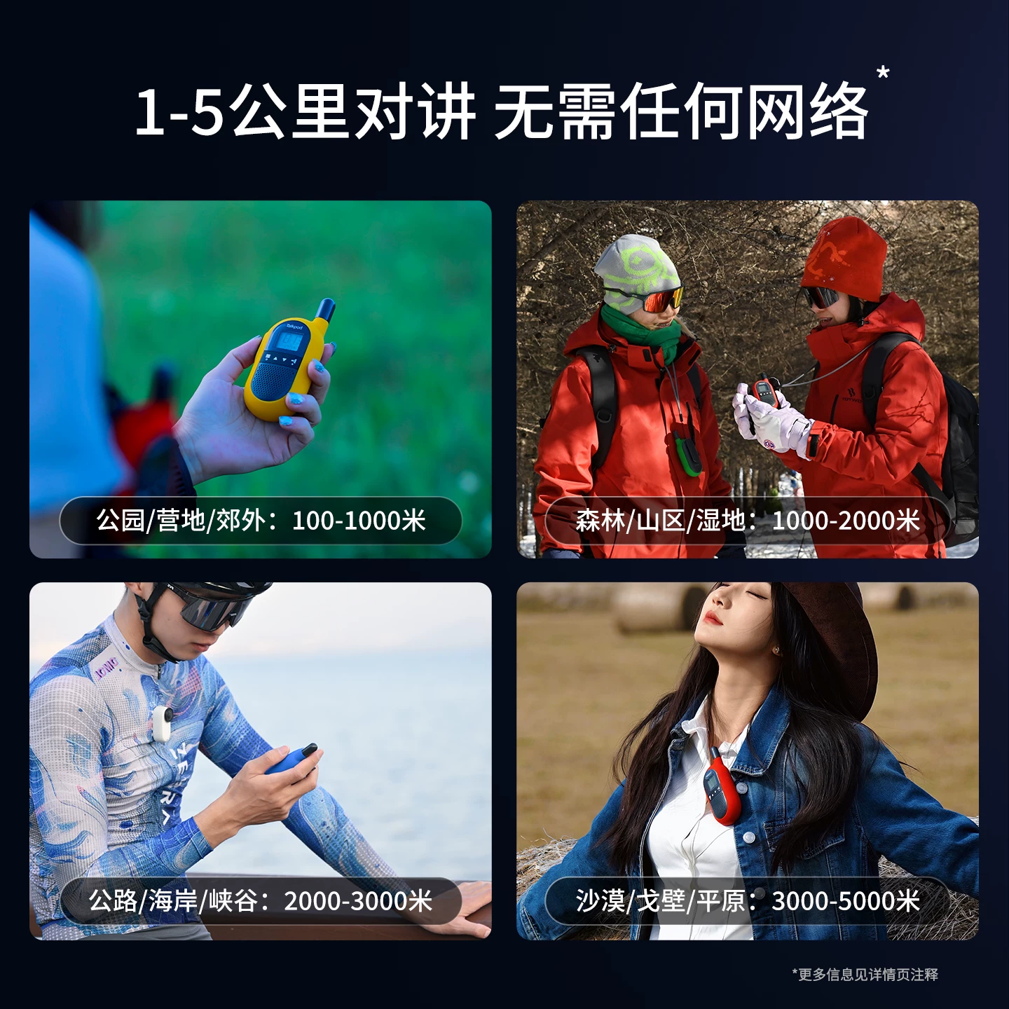 Talkpod 拓朋户外对讲机新款迷你登山徒步露营骑行滑雪旅游运动对讲器装备 88元 - 86线报