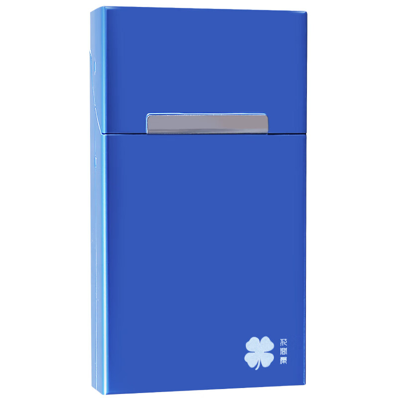 RLANC 瑞兰克 磁吸不锈钢金属烟盒细烟专用 蓝色 17元（需用券）