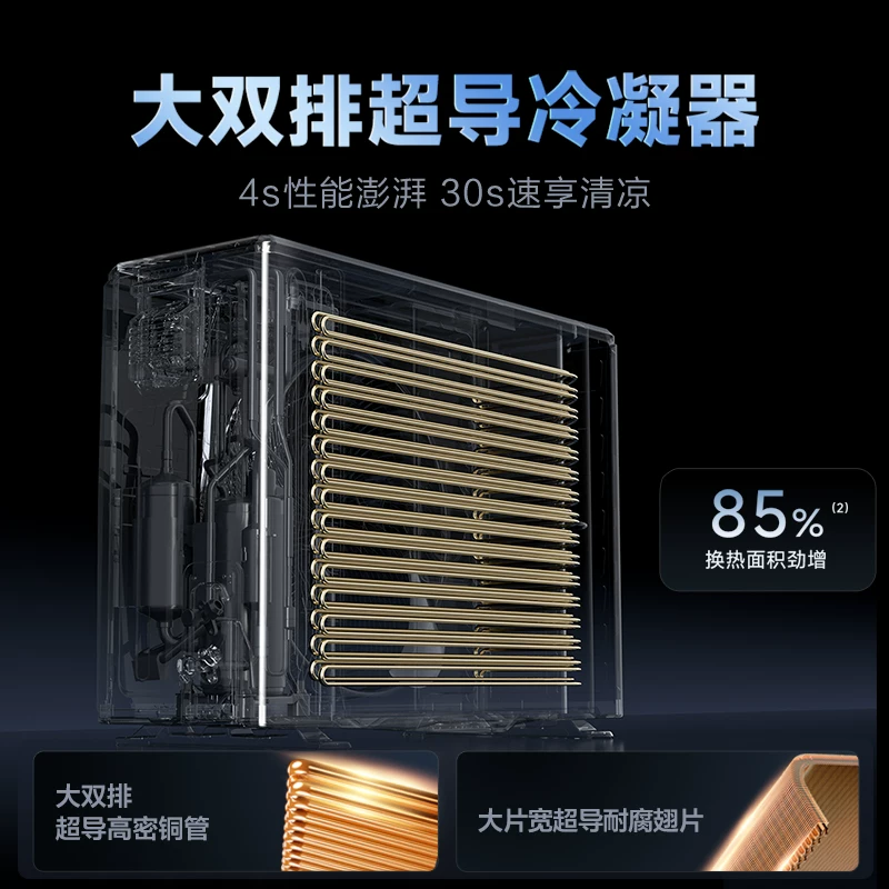 华凌 神机二代Ultra系列 KFR-35GW/N8HE1ⅡUltra 新一级能效 壁挂式空调 1521.5元 - 线报酷