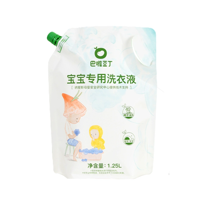 巴啦豆丁宝宝专用洗衣液1L*2袋装 券后12.9元