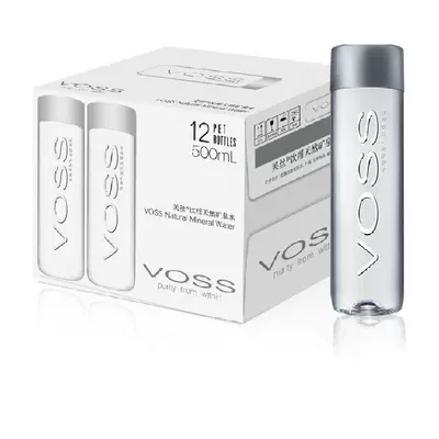 88VIP、需福袋：VOSS 芙丝 天然矿泉水500ml*12瓶 22.55元（需领券）