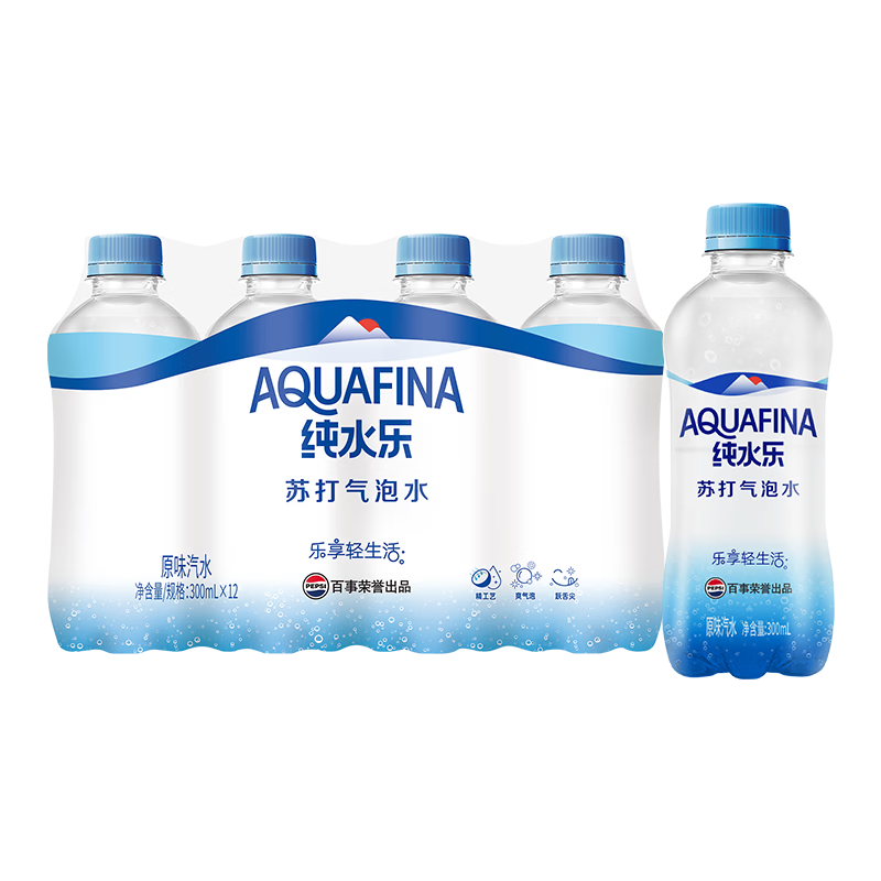 百事 纯水乐 碳酸饮料 300ml×12瓶 14.9元
