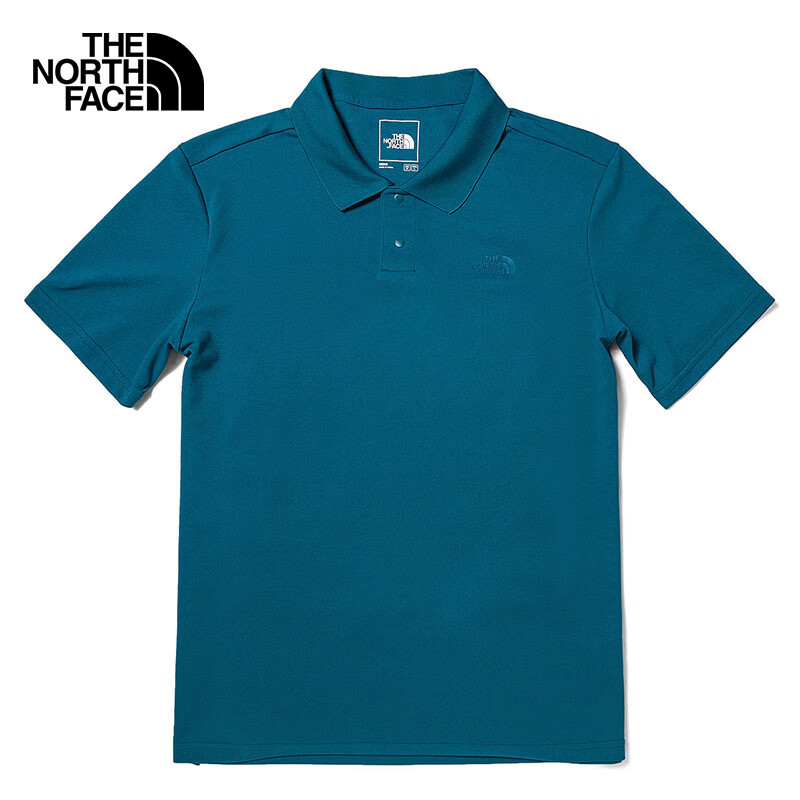 PLUS会员：The North Face 北面 男户外速干短袖T恤 7WD2 蓝色 216.61元包邮