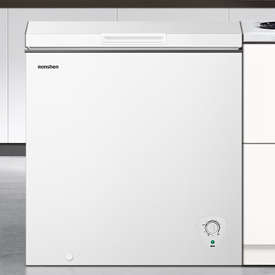 Ronshen 容声 200升减霜小型冰柜家用冷藏冷冻转换单温冷柜 一级能效 BD/BC-200ZM