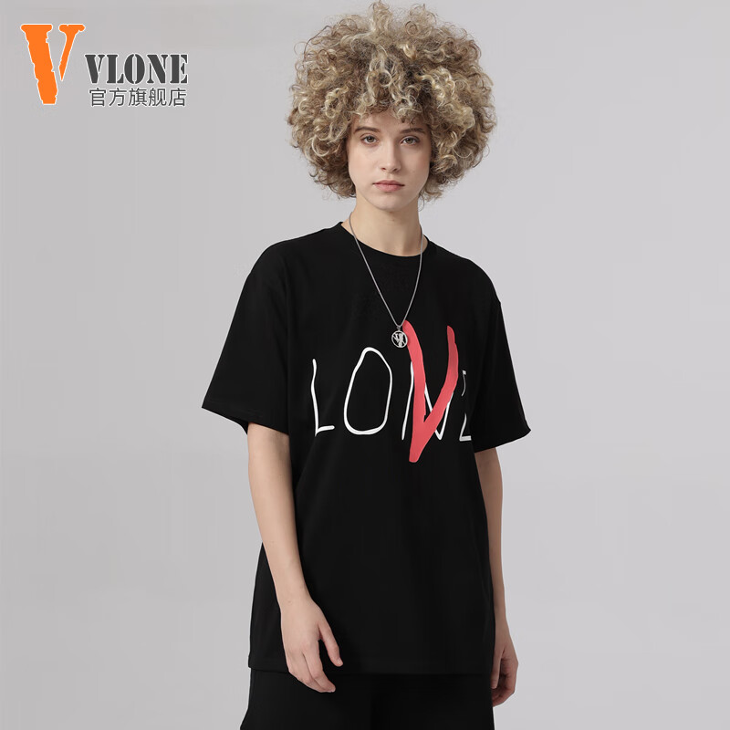 plus会员：VLONE【美式】t恤男短袖夏季新款 190.33 元 包邮（需用券）