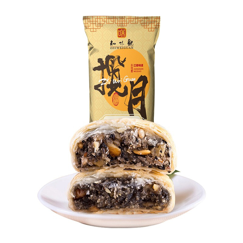 知味观 椒盐馅 中秋月饼筒180g 2.4元（需买3件，需用券）