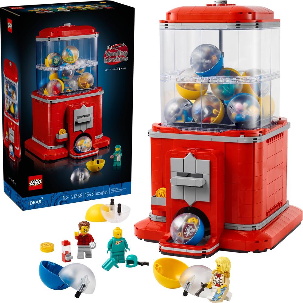 PLUS会员:乐高 LEGO Ideas系列 21358 小人仔扭蛋机 1051.05元(价格包税)