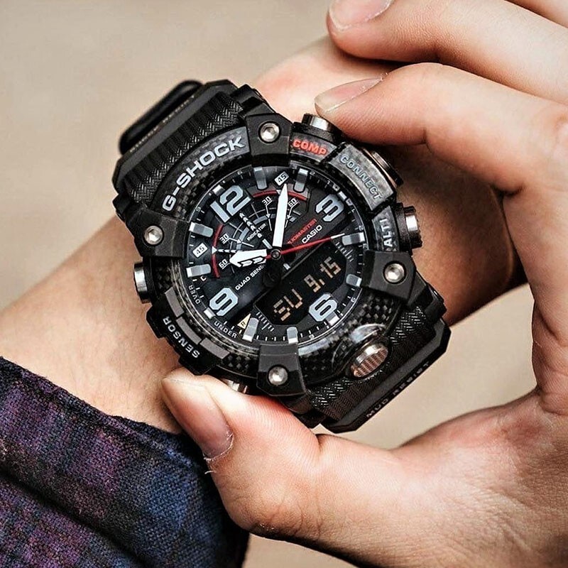 casio 卡西欧 g-shock系列 小泥王 男士石英表 gg-b100-1a 1538元包邮