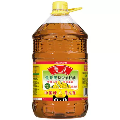 88VIP：luhua 鲁花 低芥酸特香菜籽油6.38升 80.65元