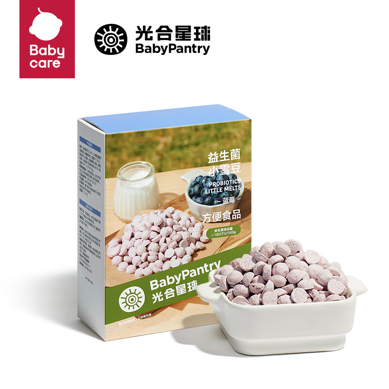 PLUS会员：BabyPantry 光合星球 宝宝零食益生菌溶豆 20g 9.49元（需买3件，需用