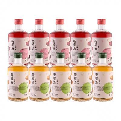 Odenir 红动澳迪尼 杨梅青梅酒 330ml*10瓶 2口味 8度微醺 发酵果酒系列 79.42元