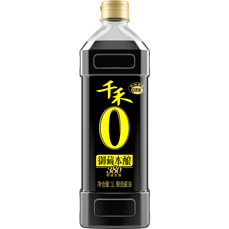 plus会员：千禾 御藏本酿 380天酱油 1L 67.24元（合9.61元/件）