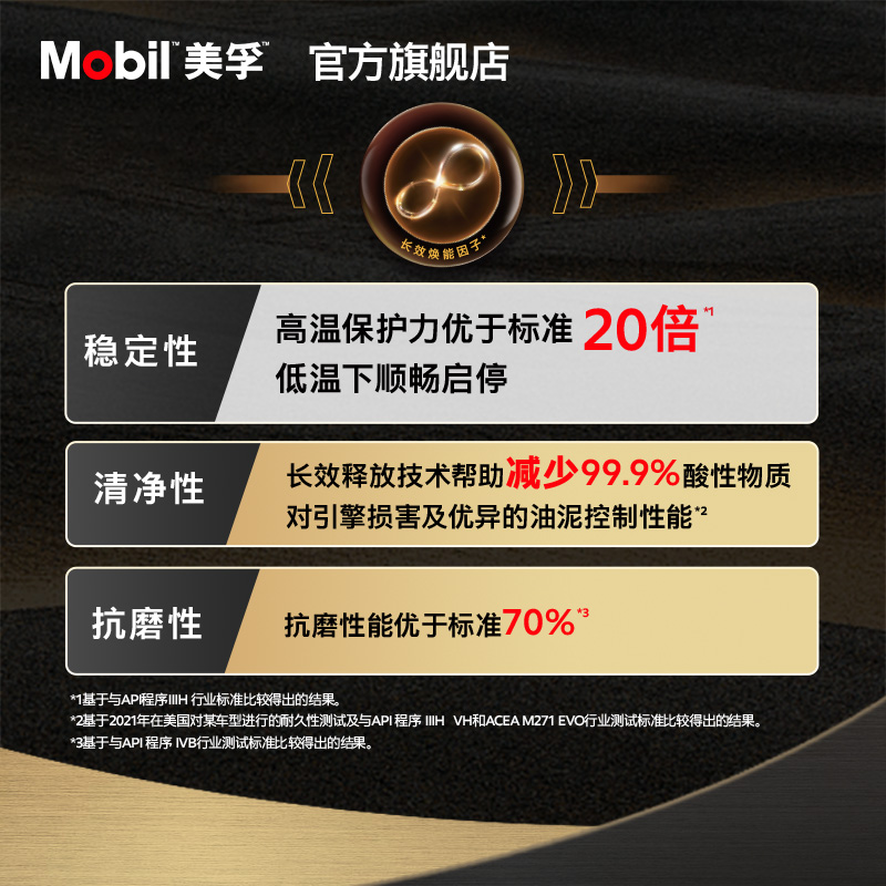 Mobil 美孚 1号经典表现金美孚5W-30 6L SP先进全合成机油 639元（需用券）