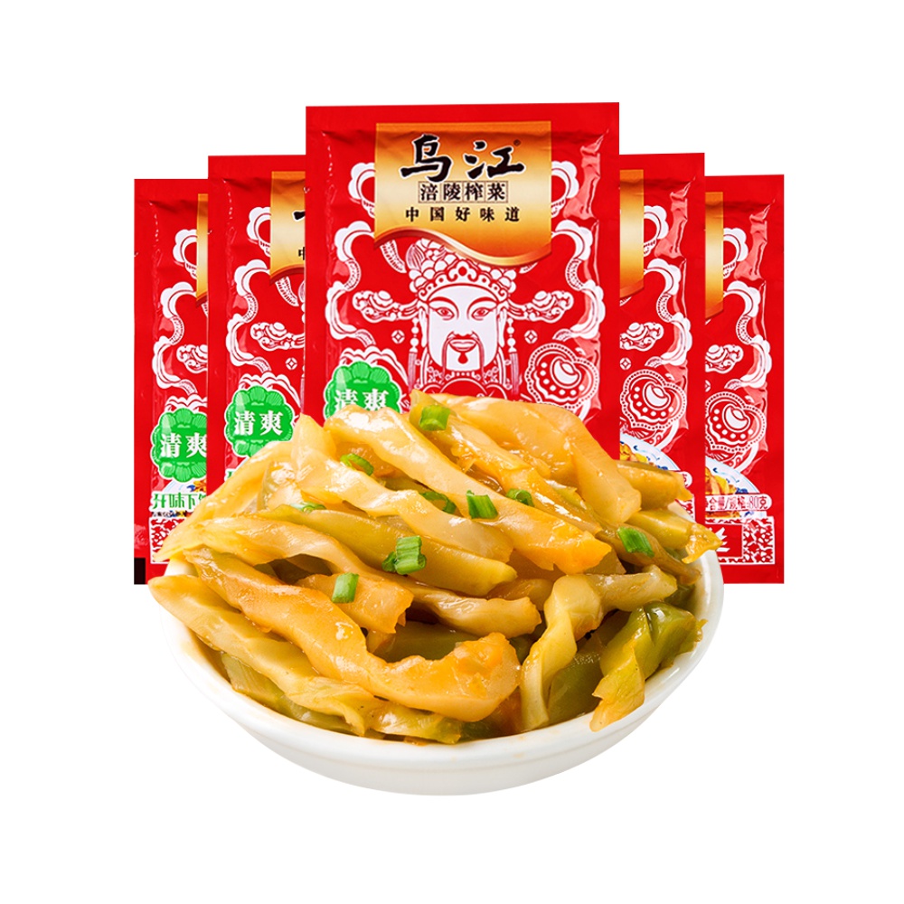 88VIP：乌江 清爽榨菜鲜脆菜丝开味菜 700g 70g*10包 22.71元