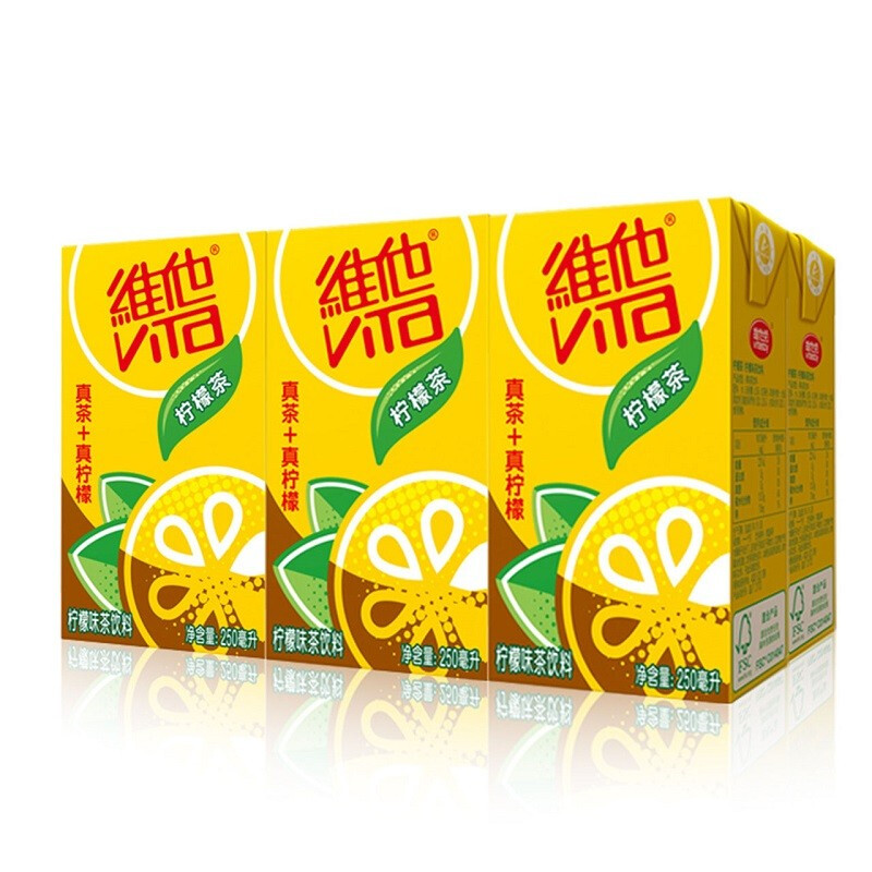 维他 ViTa 柠檬茶饮料柠檬味250ml*6盒 13.21元