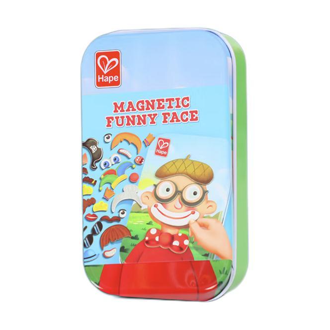 Hape 德国)儿童口袋玩具男孩磁性盒变装磁贴游戏盒女孩节日礼物 E0476 19.8元