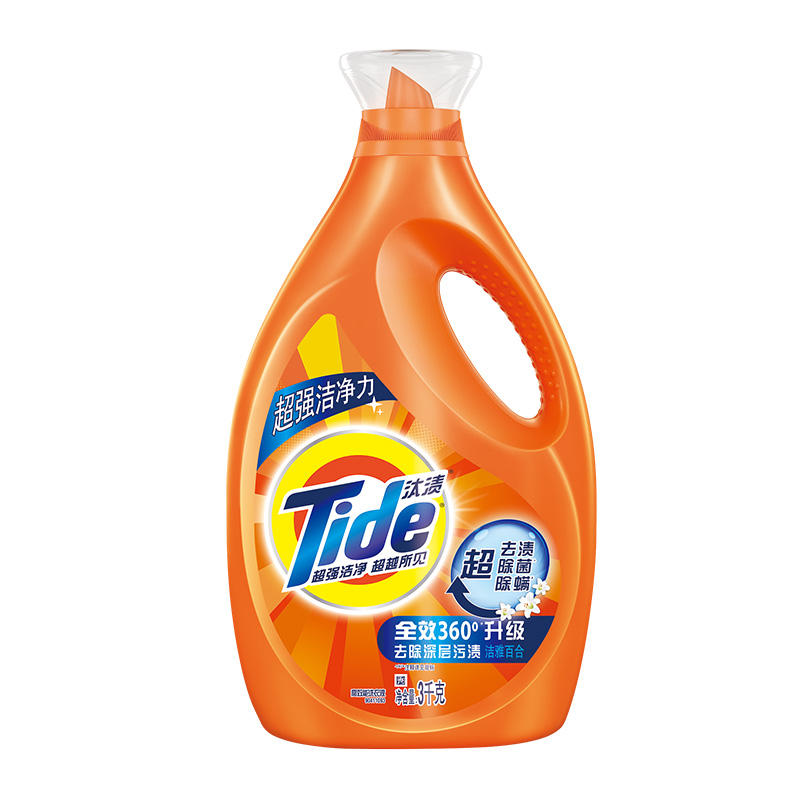 Tide 汰渍 全效洗衣液 3kg*4瓶 洁雅百合香 139.9元