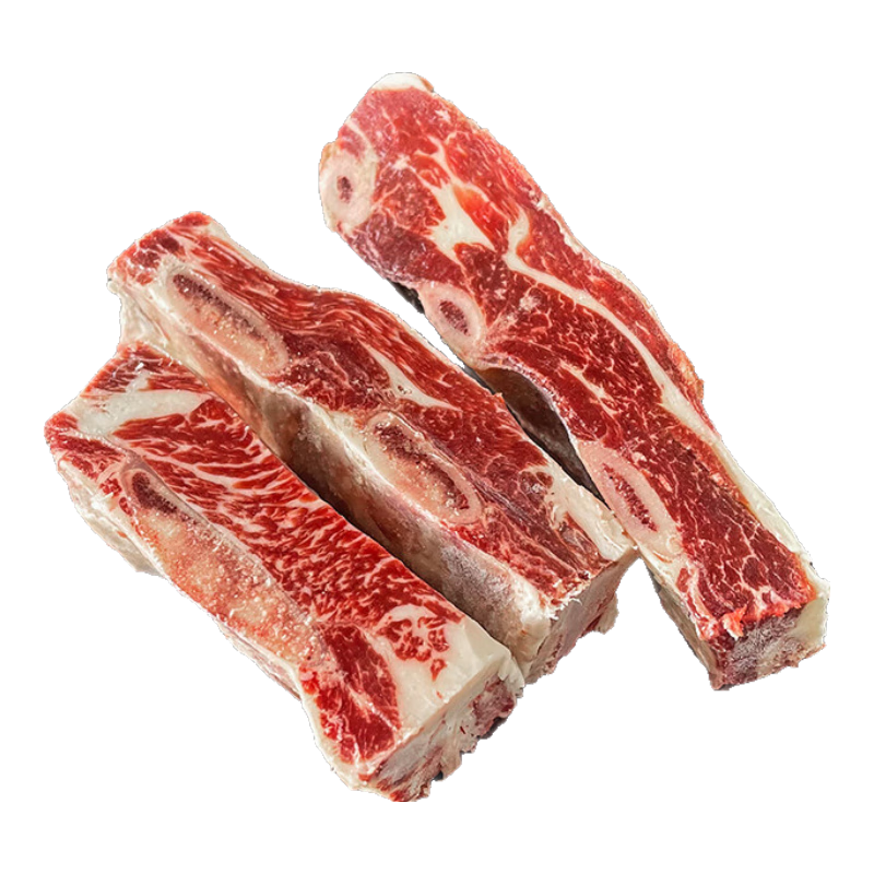 PLUS会员：膳之牛 &农夫好牛 阿根廷原切牛肋排段1.5kg 炖煮牛肉烧烤火锅 60.33