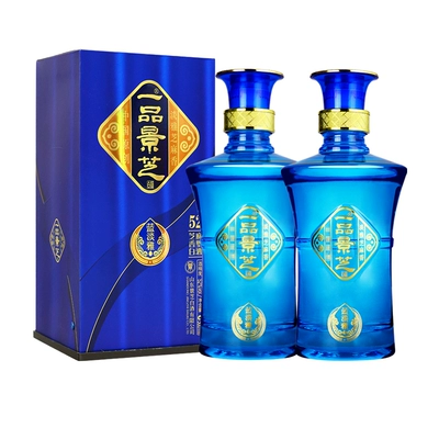 景芝 一品景芝蓝淡雅 芝麻香型白酒 52度 500ml*2瓶 178.67元