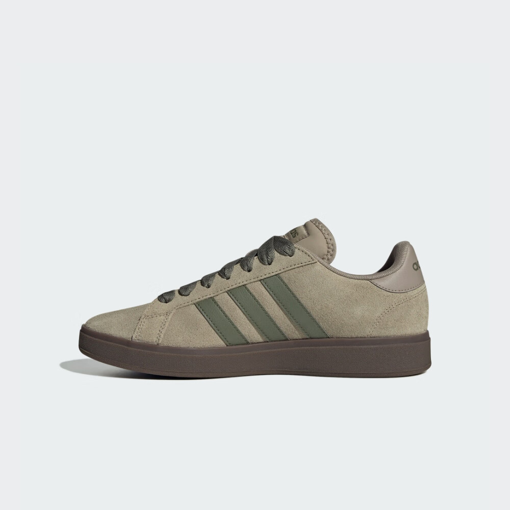 adidas 阿迪达斯 GRAND COURT 休闲板鞋 褐色 岩层橄榄绿 41 298.95元