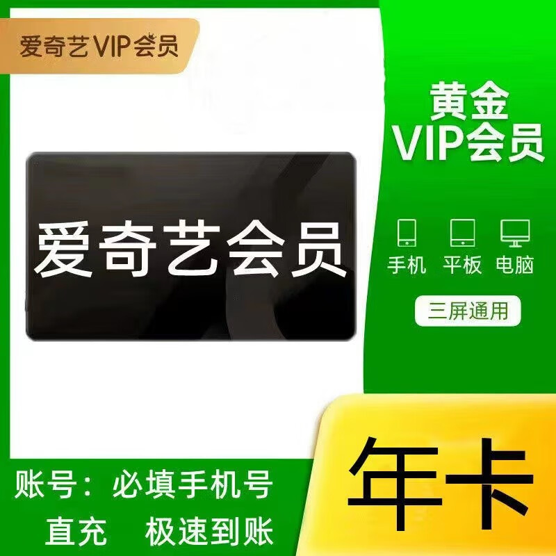 爱奇艺 VIP黄金会员年卡12个月 133元