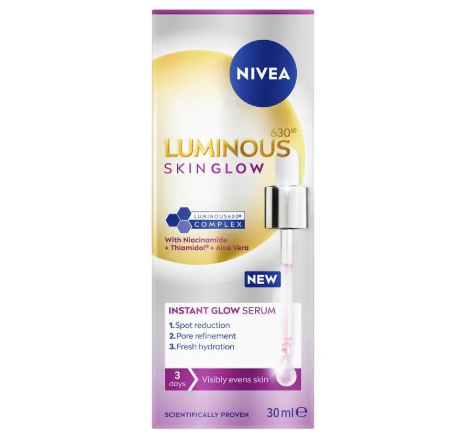 妮维雅 Luminous630 焕亮精华液（含烟酰胺）30mL 5.9折 A$15.99（约75.23元）