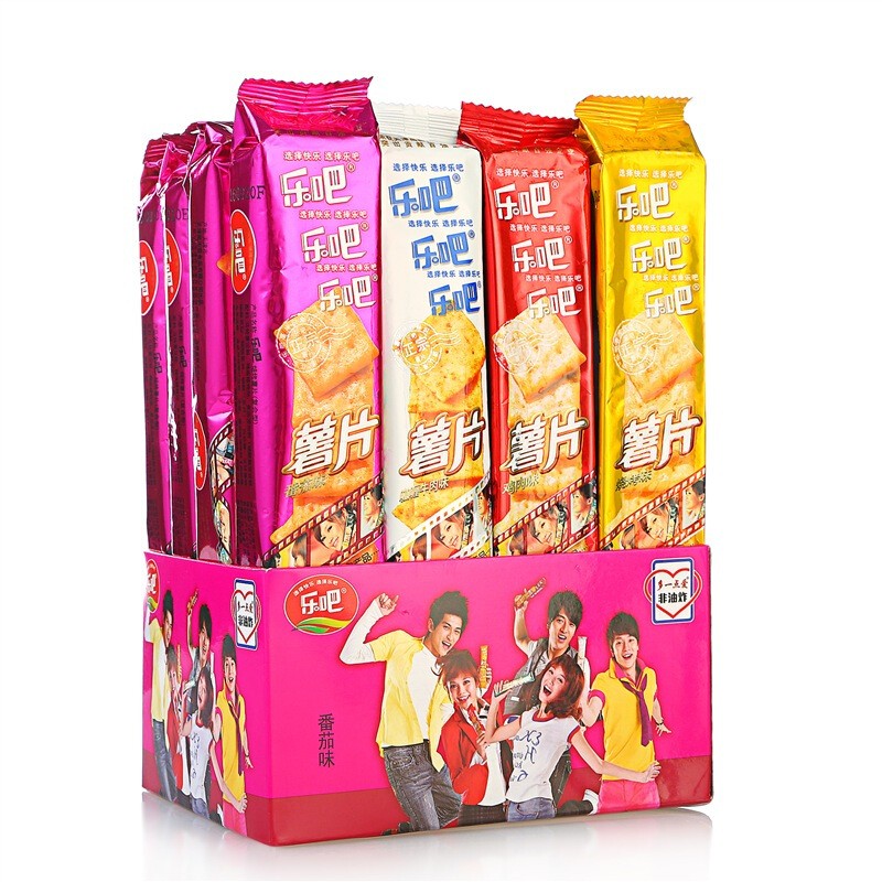 乐吧 薯片 50g*16袋混合味 28.37元（需用券）