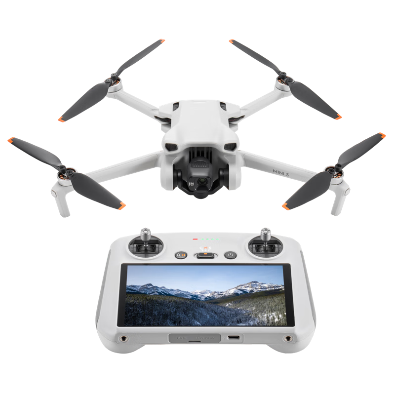 再降价、限地区：大疆 DJI Mini 3 带屏遥控器版 高清拍摄无人机 2230.4元