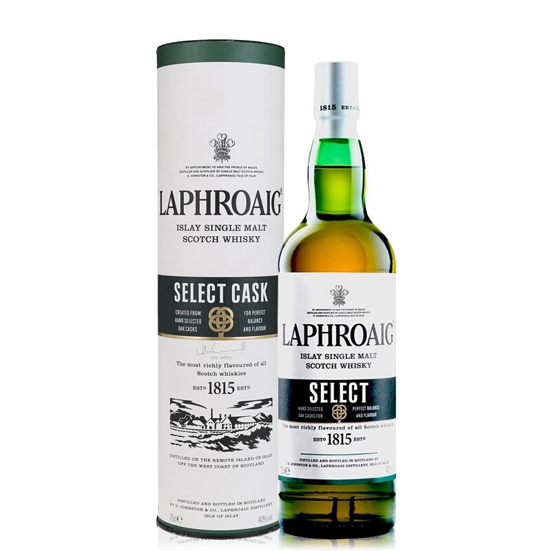 LAPHROAIG 拉弗格 利富单一麦芽威士忌进口洋酒10年精锐精选雪莉桶夸特桶传奇