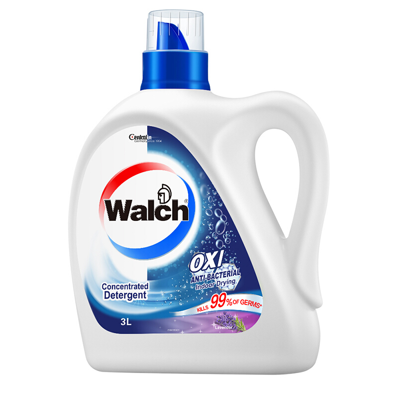 Walch 威露士 洗衣液12.04斤清可新柠檬香 含免洗洗手液 除菌除螨 新旧交替发 