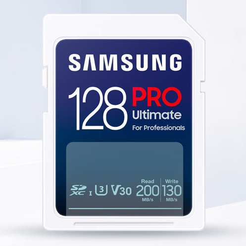 SAMSUNG 三星 PRO Ultimate SD存储卡 128GB（UHS-I、V30、U3） 158.11元