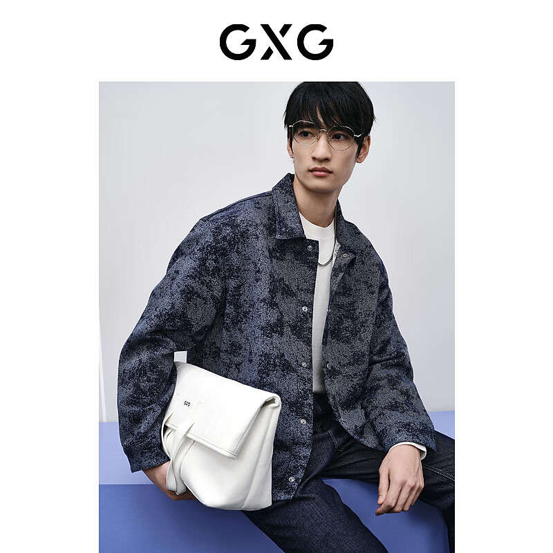 GXG男装 商场同款 牛仔夹克 GFX1E800451 S 161.5元 包邮(需领券)