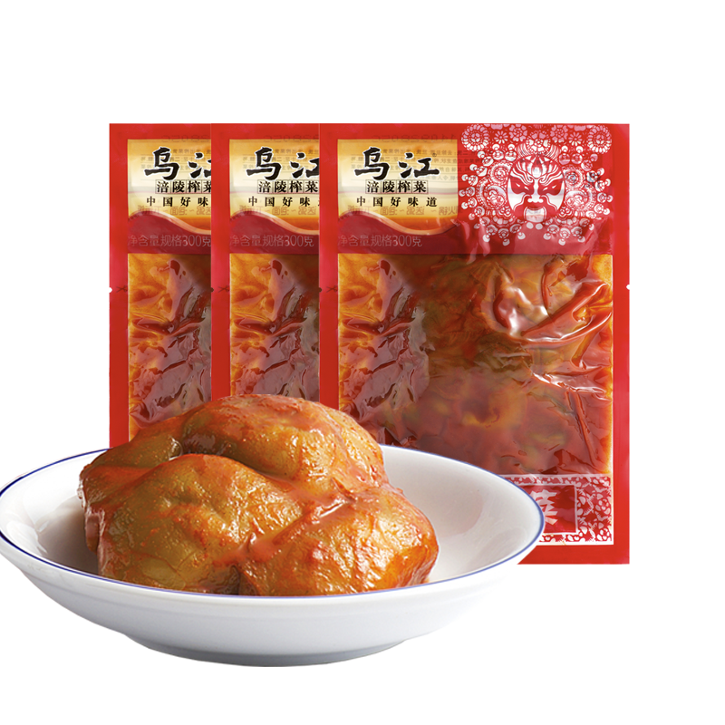 乌江 全形榨菜 300g*3 ￥6.9