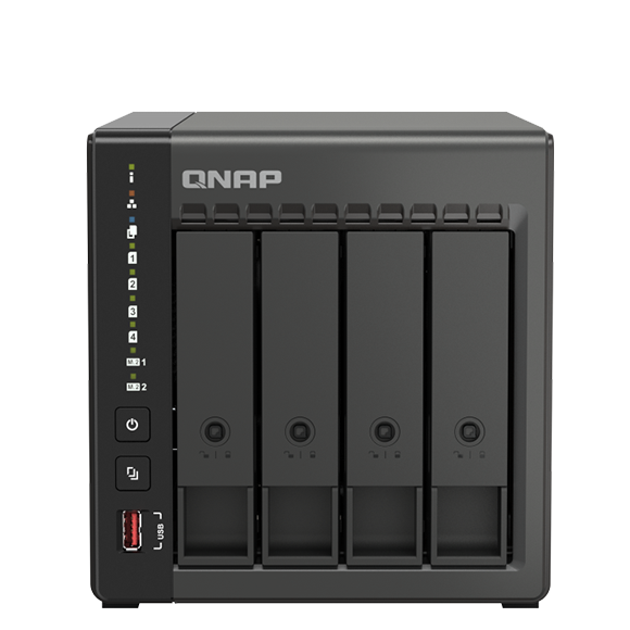 QNAP 威联通 TS-464C2 四盘位 NAS网络存储（赛扬N5095、8GB）黑色 2299元（需用券