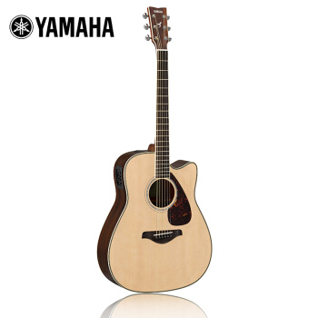 YAMAHA 雅马哈 FGX830C原木色单板民谣吉他面单木吉他41英寸FG830电箱款 3329元（